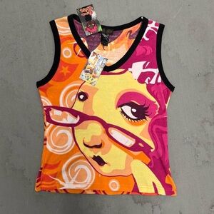 Hayes custo Barcelona colorful top